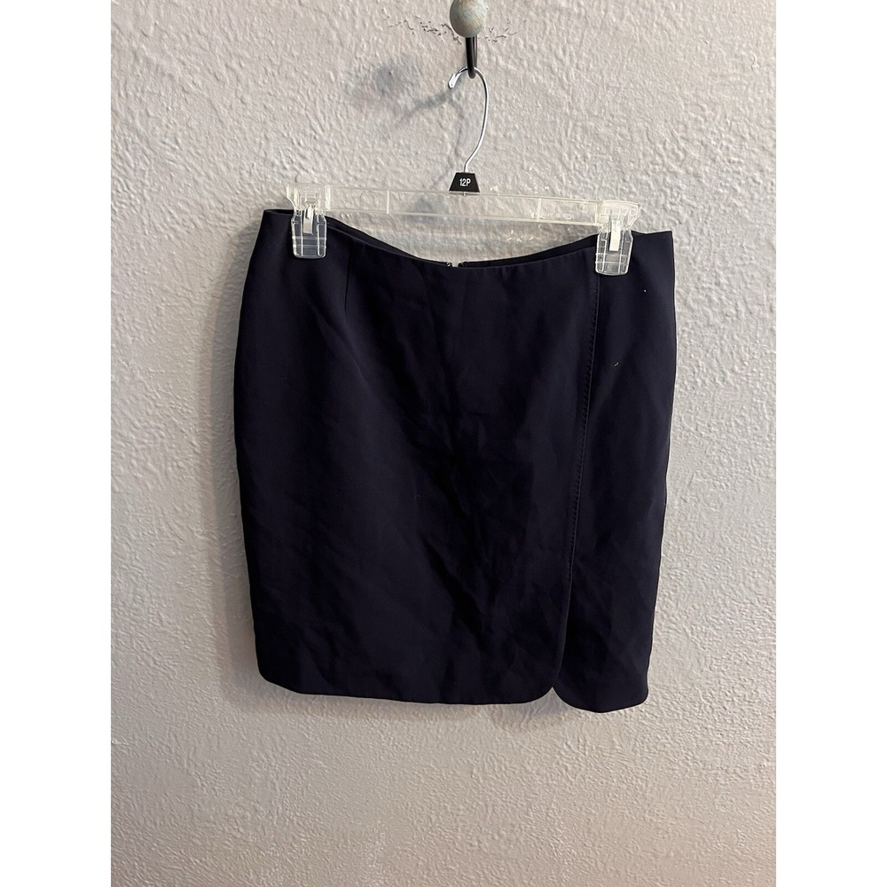 Women's Navy Midi Skirt Petite Sophisticate Size‎ 10P